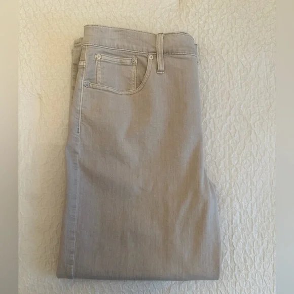 Madewell The Perfect Vintage Wide-Leg Crop Jean - Size 32 (Stone Denim) - Picture 4 of 7